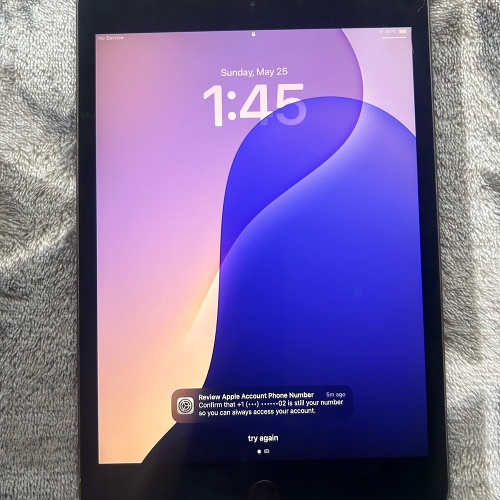 Space grey iPad Mini 5th Gen